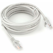 Патч-корд Cablexpert LSZH PP31-5M, серый Cable Patch cord UTP 5e-Cat 5m