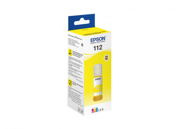 Чернила Epson C13T06C44A, желтый, оригинальный, 70 мл