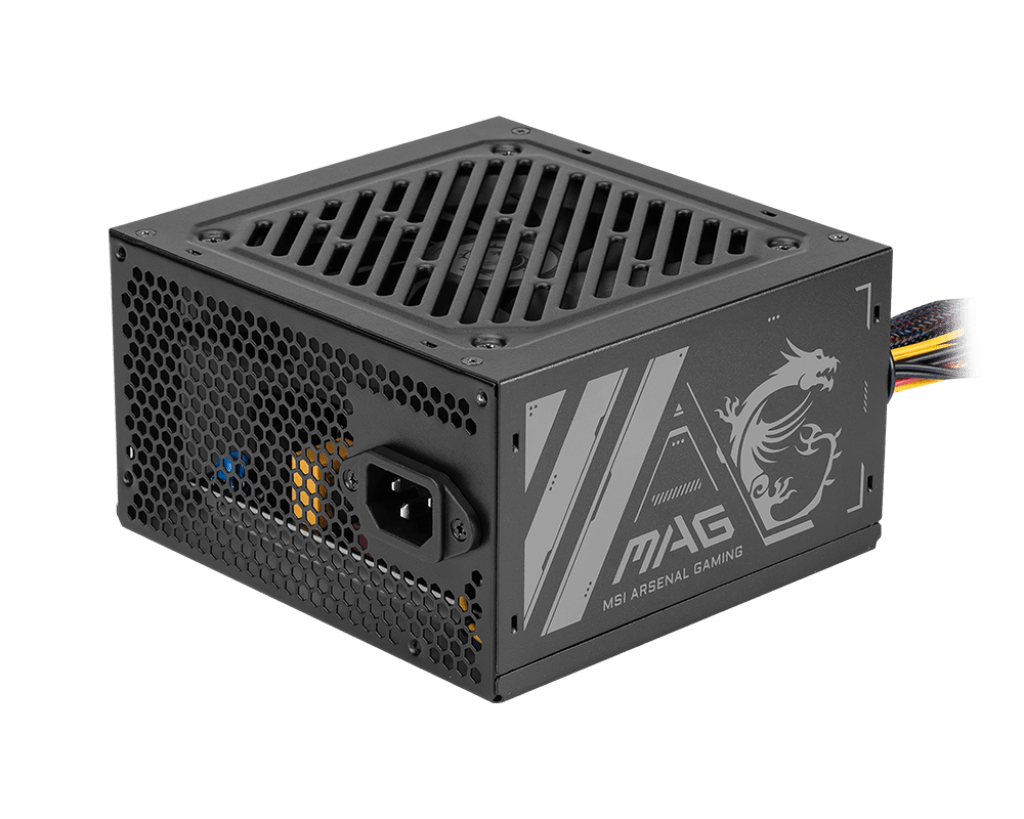 Блок питания MSI MAG A500N-H [500 Вт, 80 PLUS Bronze, 3x SATA, 1x 6+2 pin PCIe, 2x 4+4 pin CPU, ATX]