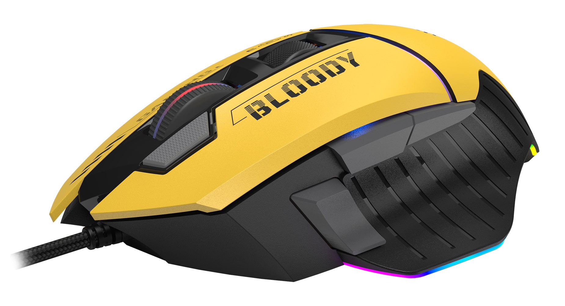 Мышь Bloody W95 Max Sports Lime [проводная, светодиодная, 12000 cpi]