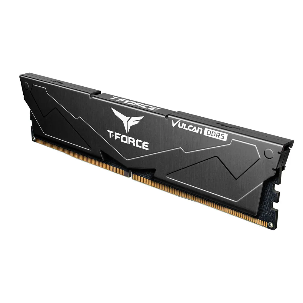 Комплект оперативной памяти Team Group VULCAN DDR5 DESKTOP MEMORY BLACK (FLBD564G6000HC38ADC01) [64 ГБ, DDR 5, 6000 МГц, 1.35 В, KIT]