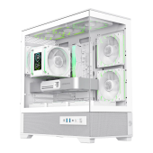 Корпус GameMax VISTA 2 MW (9101-0600R0017) [Midi Tower, 1 x 120 мм, белый]