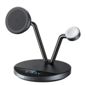 Беспроводное зарядное устройство Anker Prime 3-in-1, MagGo, AirCool, Dock Stand (B25N1G21) Черный