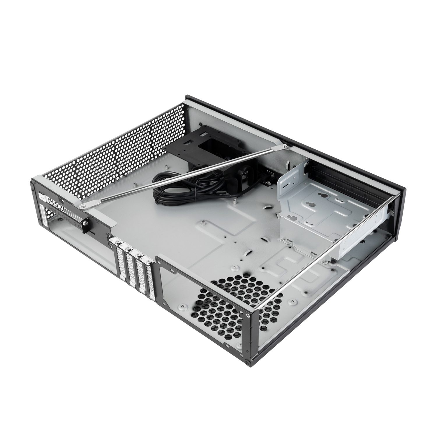Корпус SilverStone SST-ML03B [Slim-Desktop, Черный]