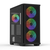 Корпус Zalman Z10 Plus [Midi Tower, 1 x 120 мм, 3 x 140 мм, черный]