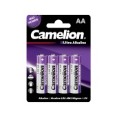 Батарейка CAMELION Ultra Alkaline (LR6-BP4UT,) 4 шт. в блистере 
