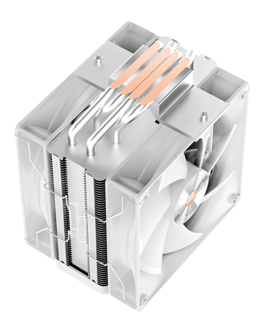 Система охлаждения Ocypus Delta A40 Elite WH Dual Fan [120 x 120 мм, 2000 об/мин, 29 дБ, 4 pin]