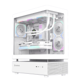 Корпус GameMax N80 WH White (12118000002) [Midi Tower, 6 x 120мм ARGB, белый]