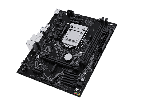Материнская плата Maxsun Challenger B460M-D (MS-Challenger B460M-D) [LGA 1200, Intel B460, 2xDDR 4, 1xM.2, 1xPCI-E x16, Micro-ATX]