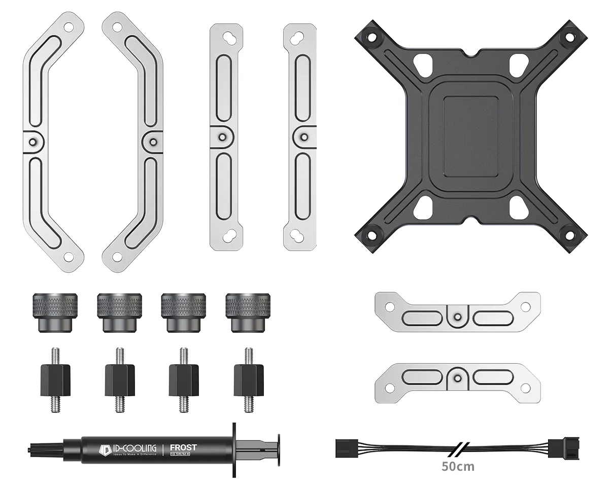 Водяное охлаждение для процессора ID-COOLING DX240 MAX WHITE
