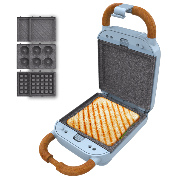 Сэндвичница Cecotec Rock'nToast Retro One голубой