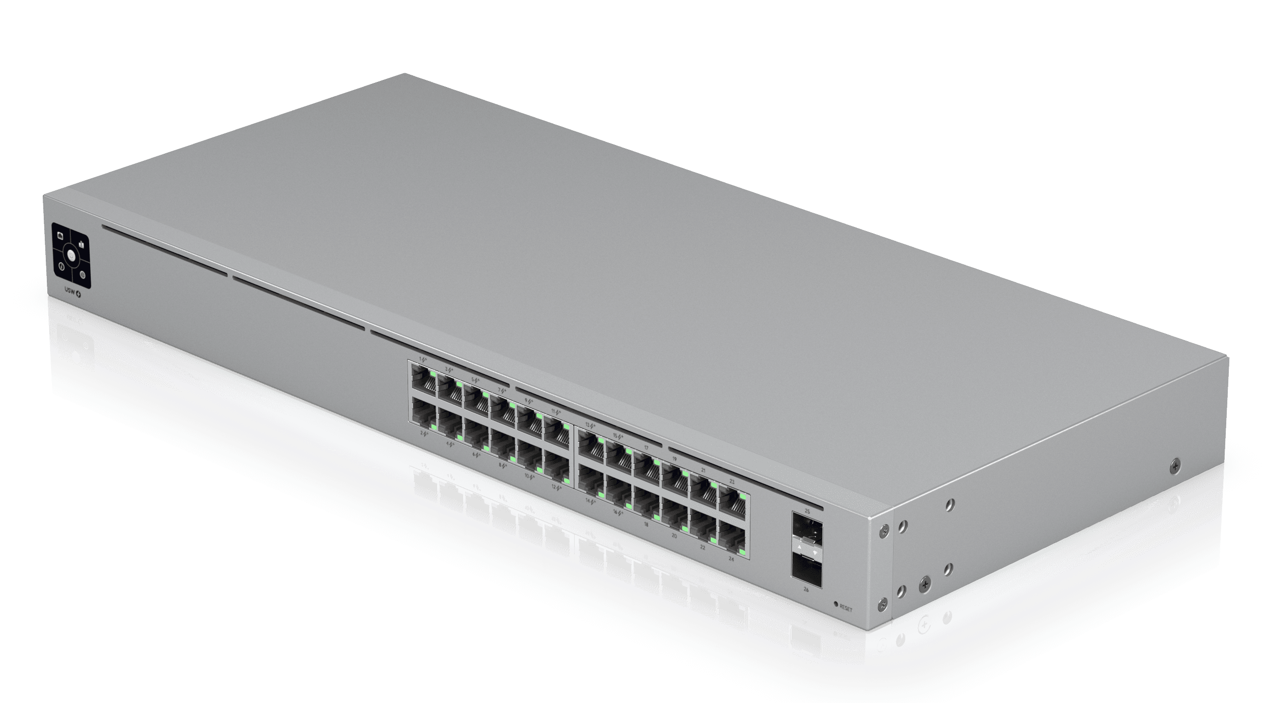 Коммутатор Ubiquiti UniFi 24Port, Gigabit Switch with PoE and SFP
