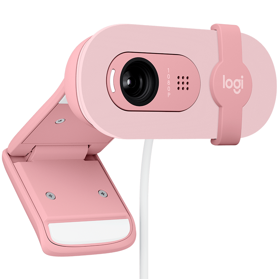 Веб-камера Logitech Brio 100 (960-001623) Розовый