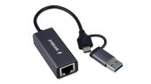 Адаптер USB на RJ-45, Gembird NIC-U7, USB NIC 10/100/1000 Mb, LAN