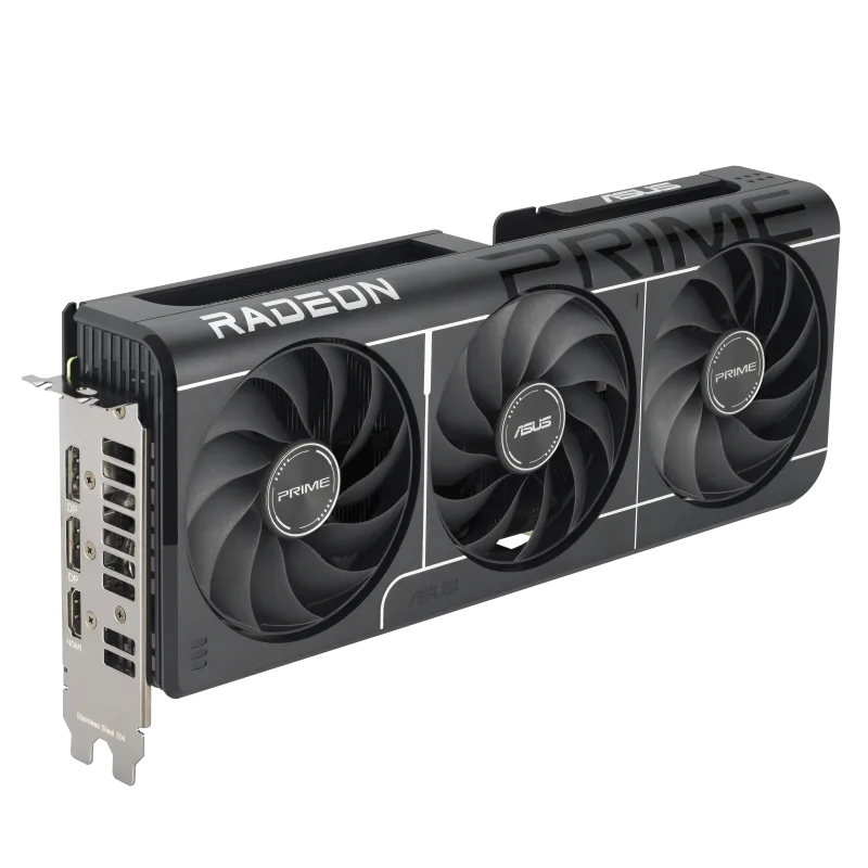 Видеокарта Asus AMD Radeon RX 9060 XT PRIME OC (PRIME-RX9060XT-O16G) [16 ГБ, GDDR6, 128 бит, HDMI, DisplayPort (2 шт)]