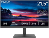 Монитор QMax 22UM50H [21.5", IPS, 1920x1080, 120Гц, 2 мс, HDMI, VGA (D-Sub)]