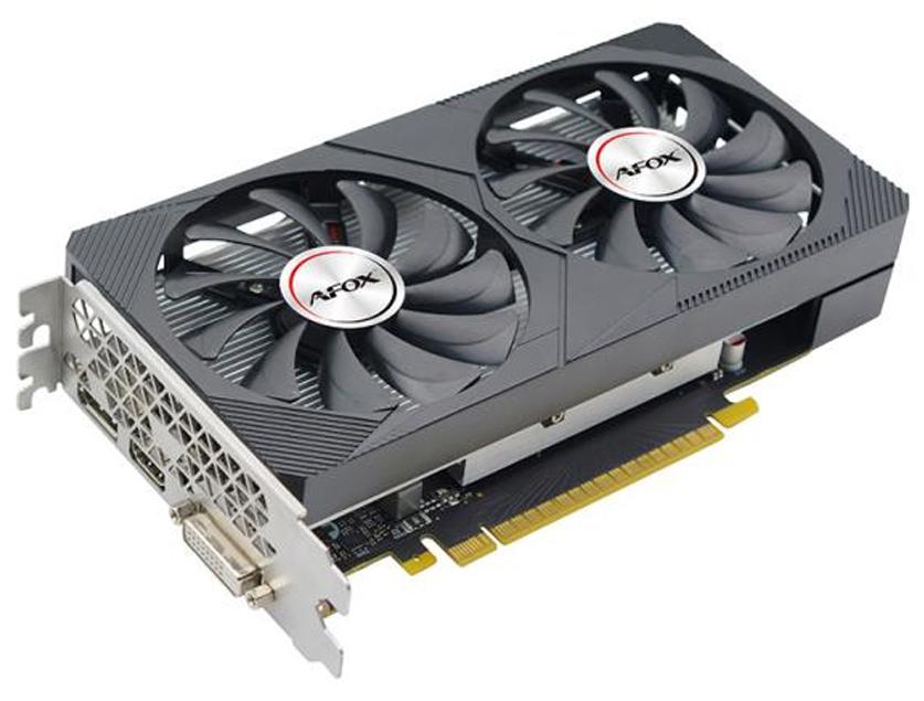 Видеокарта Afox GTX1650 SUPER GAMING 4GB D6 Dual Fan (AF1650S-4096D6H7-V2) [4 ГБ, GDDR6, 128 бит, DVI, HDMI, DisplayPort]