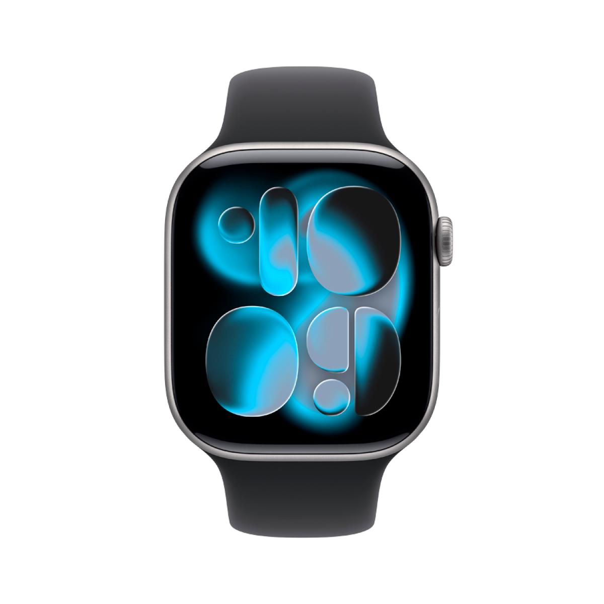 Apple Watch Series 11 GPS 46mm Space Grey Aluminium Case (MEV44RK/A) with Black Sport Band - M/L,Model  A3333