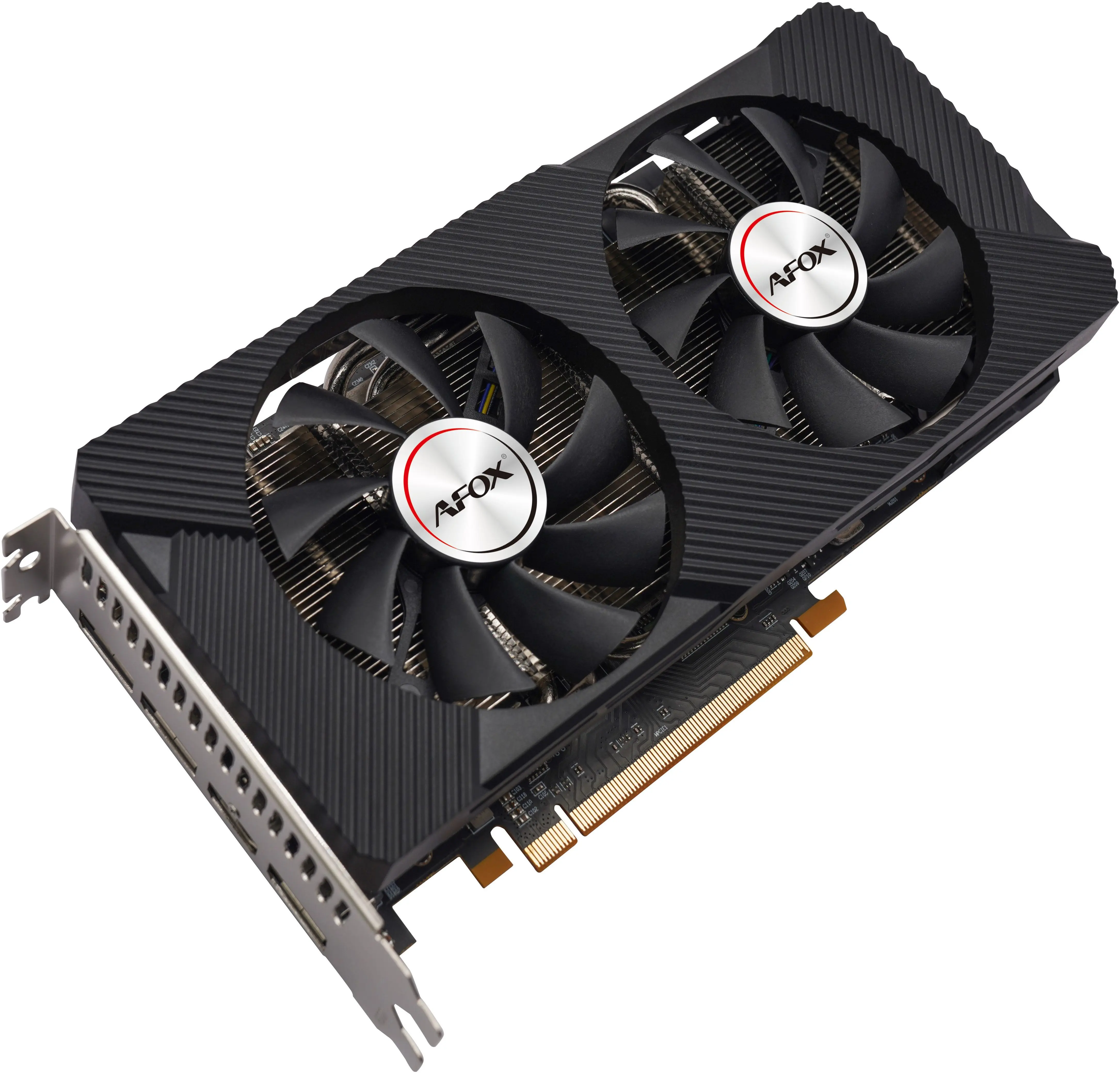 Видеокарта Afox RX 5700XT (AFRX5700XT-8GD6H6-V4) [8 ГБ, GDDR6, 256 бит, HDMI, DisplayPort (3 шт)]