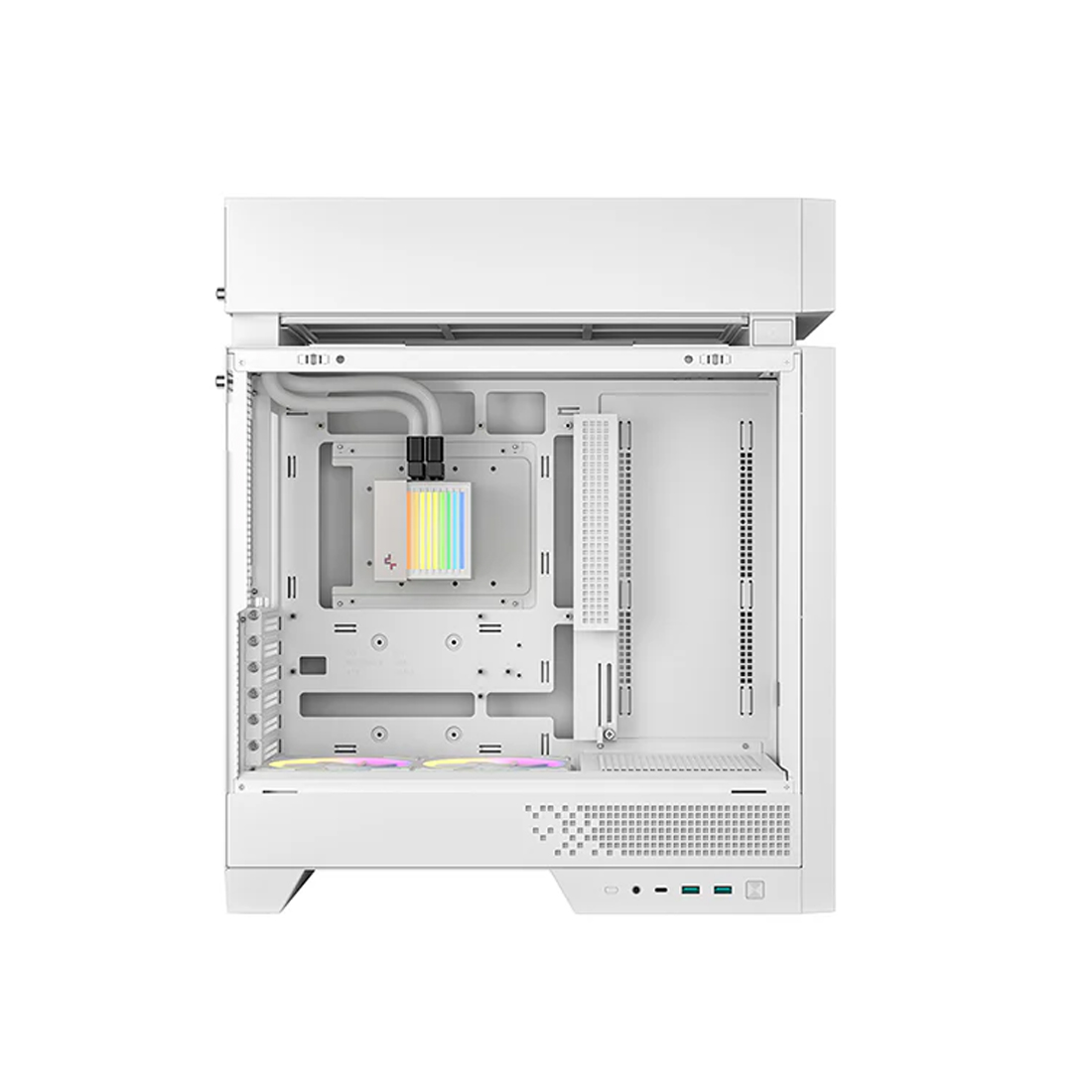 Корпус DeepCool CL6600 WH (R-CL6600-WHNNA0-G) [Midi Tower, 2 x 120 мм ARGB, Белый]