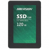 Твердотельный накопитель SSD Hikvision HS-SSD-C100/120G,[120 ГБ, 2.5" SATA III, чтение: 550 МБ/с, запись: 430 МБ/с, 3D V-NAND]