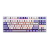 Клавиатура Attack Shark X87 [Механическая, беспроводная, клавиш - 87, подсветка, белая]