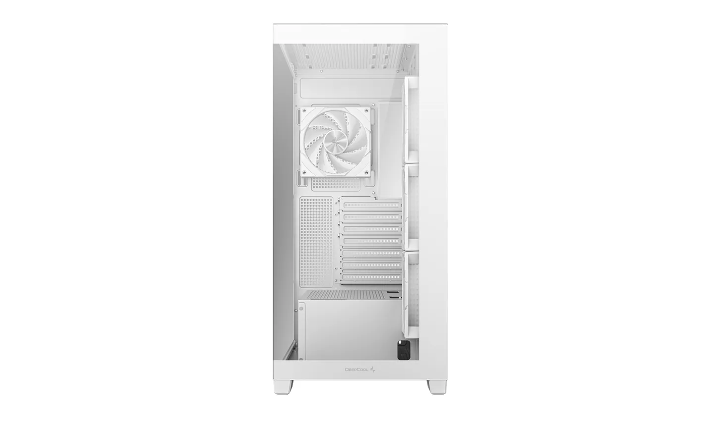 Корпус DeepCool CG580 4F WH (R-CG580-WHADA4-G-1) [Midi Tower, 4x 120 мм ARGB, белый]