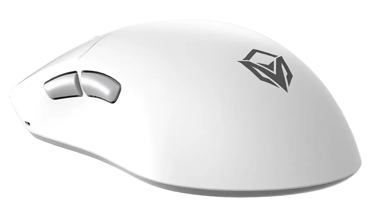 Мышь MeeTion GW40 Pro (MT-GW40PRO-B WH+Gray) [проводная + беспроводная, светодиодная, 7200 DPI, 1000 Гц, белый]