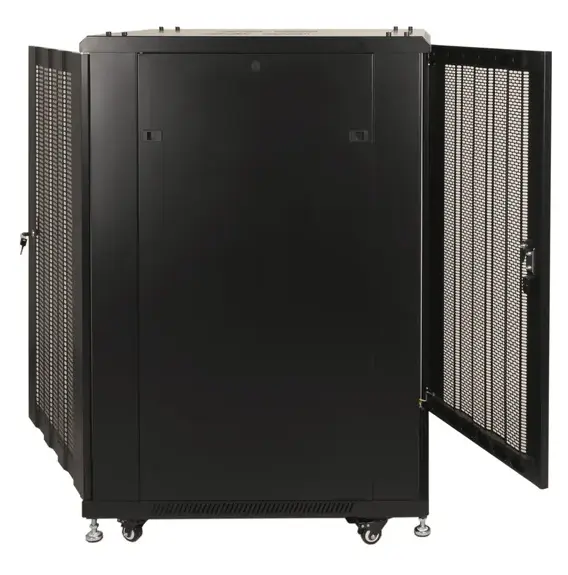 Шкаф напольный Pixietech 24U 600 х 800 х 1150 мм, перфорированная дверь (PXT-20-246080-54)