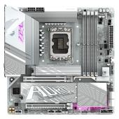 Материнская плата Gigabyte Z890M AORUS ELITE WIFI7 ICE [LGA 1851, Intel Z890, 4xDDR 5, 3xM.2, 2xPCI-E x16, Micro-ATX]