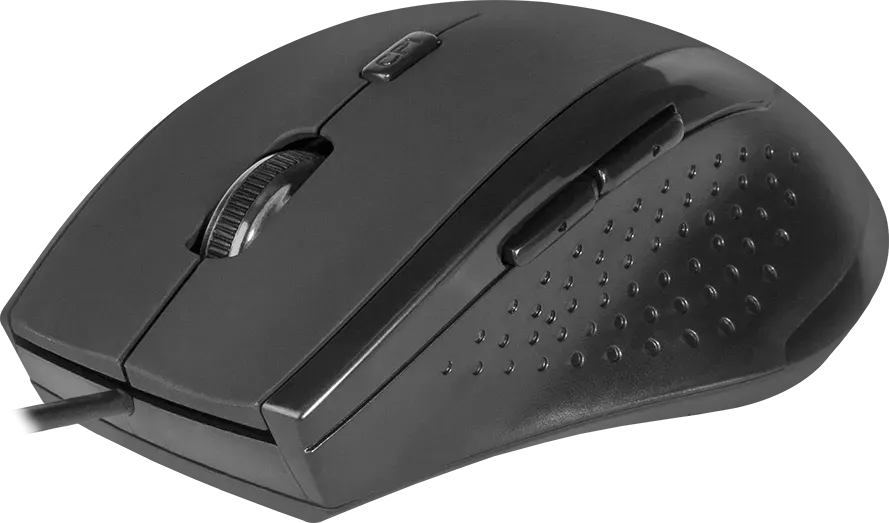 Мышь Defender Accura (MM-362) [проводная, светодиодная, 1600 DPI, черная]