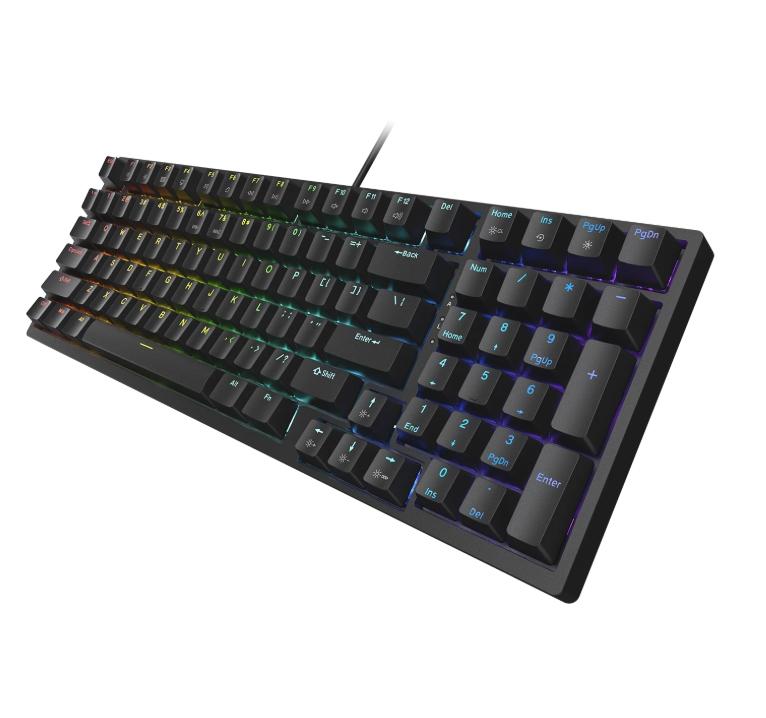 Клавиатура + мышь Cougar Combat S (37CTSM1MB.0002) [Механическая, проводная, подсветка, черная]