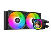 Система охлаждения ID-COOLING FX240 LCD [120 × 120 × 25 мм, 2000 об/мин, 27.2 дБ, 4 pin]