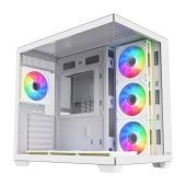Корпус FSP M341-WA [Midi Tower, 7x 120 мм ARGB, белый]