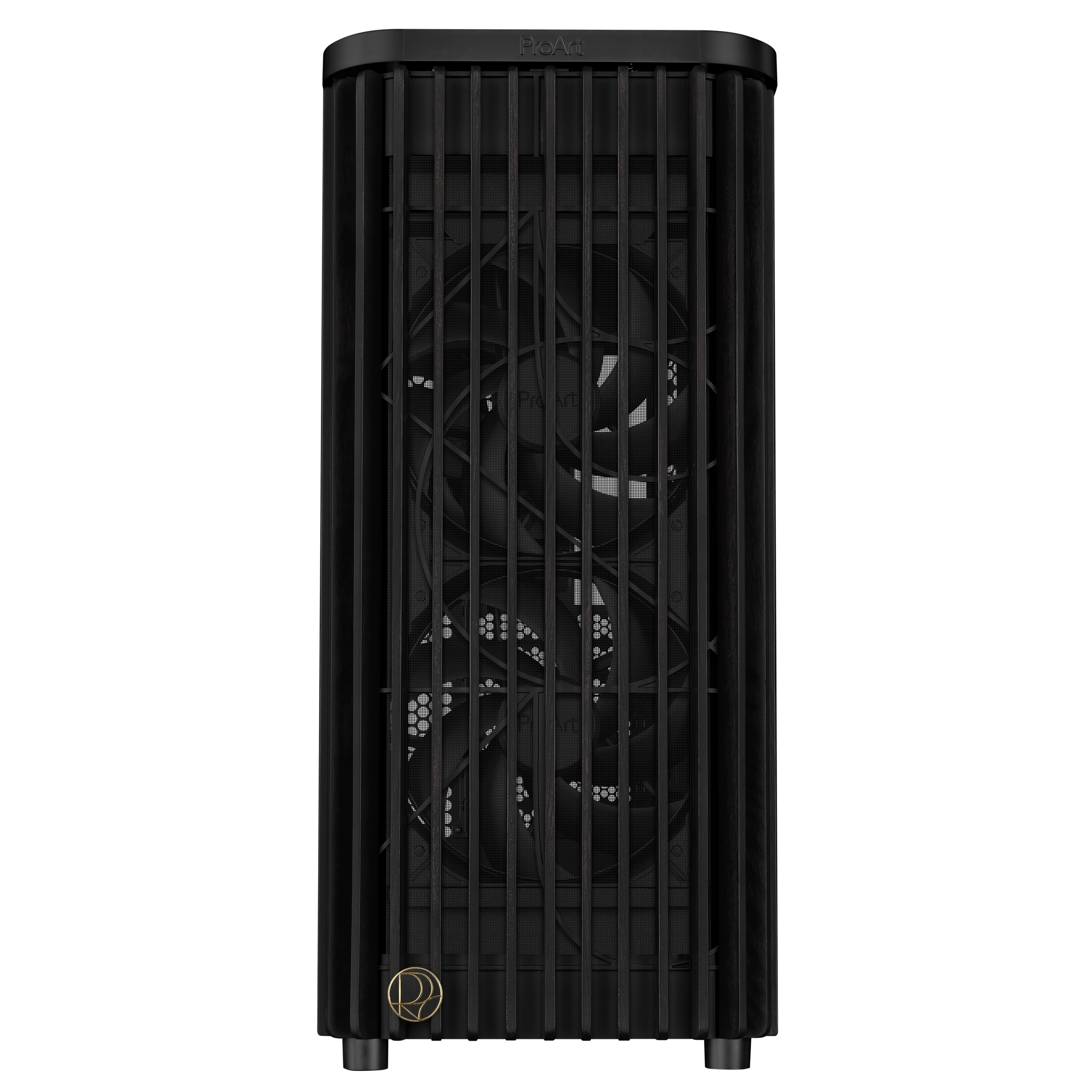 Корпус Asus PROART PA401 WOOD METAL (90DC00M0-B39010) [Midi Tower, 1 x 120 мм, 2 x 160 мм, черный]