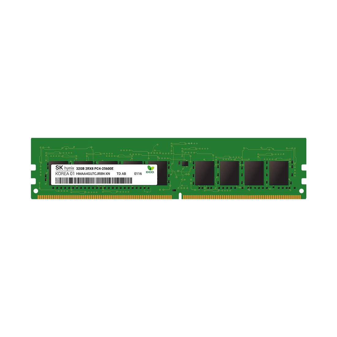Серверная оперативная память Hynix HMAA4GU7CJR8N-XN [32 ГБ, DDR 4, 3200 МГц, UDIMM]