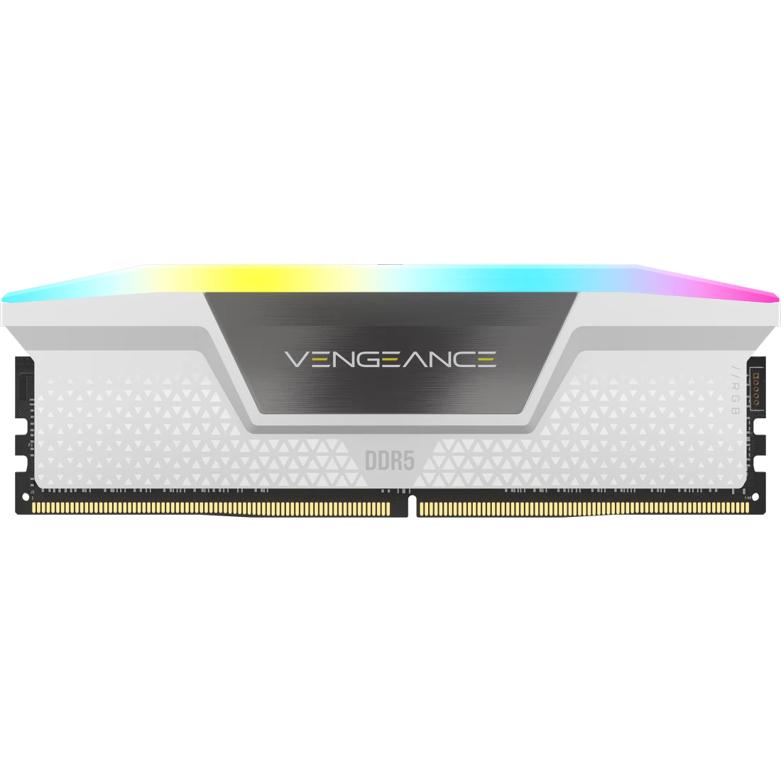 Комплект оперативной памяти Corsair VENGEANCE RGB DDR5 (CMH32GX5M2B5200C40W) [32 ГБ, DDR 5, 5200 МГц, 1.25 В, подсветка, KIT]
