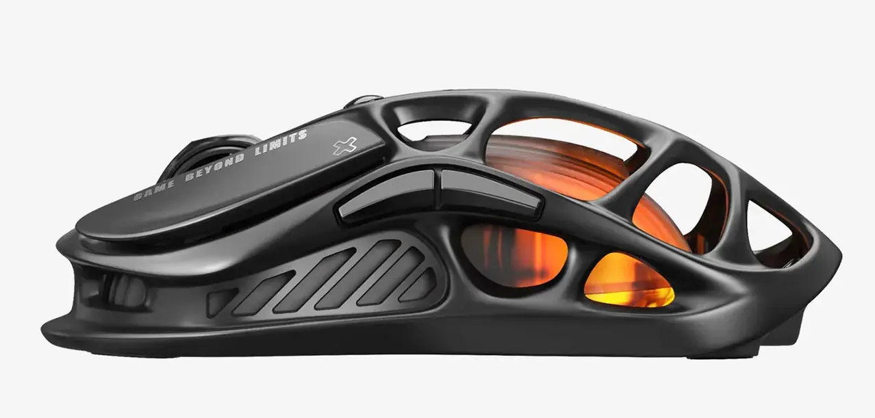 Мышь Gravastar Mercury M2 [беспроводная, светодиодная, 26000 DPI, 1000 Гц подсветка, черная]