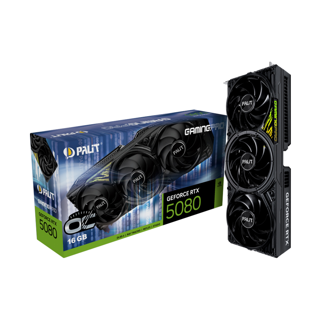 Видеокарта PALIT RTX5080 GAMINGPRO V1 16GB (NE75080019T2-GB2031Y)