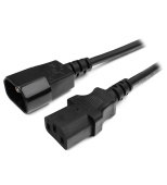 Кабель питания сист.блок-монитор Cablexpert PC-189-1-3M, 3м, C13-C14, Чёрный