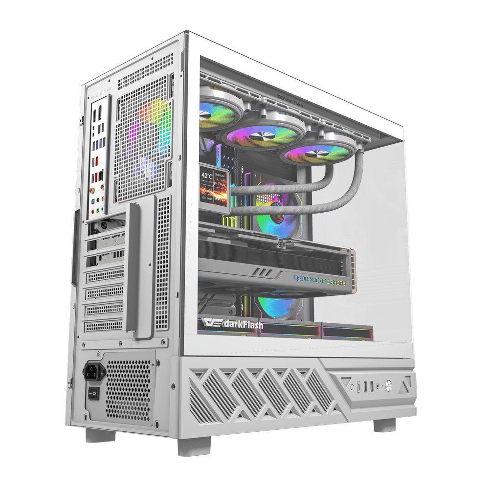 Корпус darkFlash DS950 (DF-DS950-WH) [Midi Tower, 6 x 120 мм ARGB, Белый]