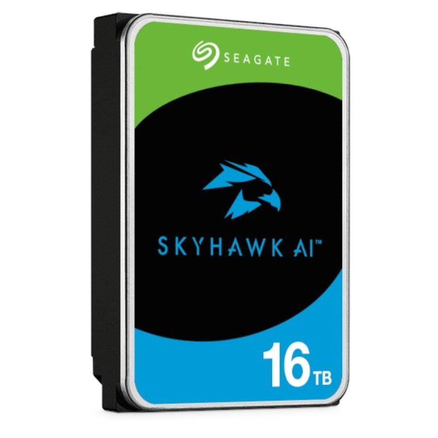 Жесткий диск Seagate SkyHawk AI (ST16000VE004) [16 ТБ, 3.5", SATA III, 7200 об./мин, кэш - 512 МБ, для систем видеонаблюдения]