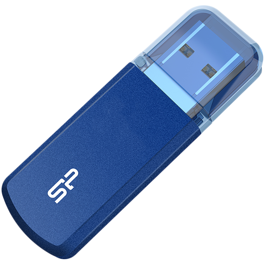 USB Флеш Silicon Power Helios - 202 128ГБ (SP128GBUF3202V1B) USB 3.2 Gen 1, Синий