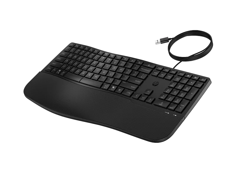 Клавиатура HP 480 (8T6M1AA) [мембранная, проводная, черная]