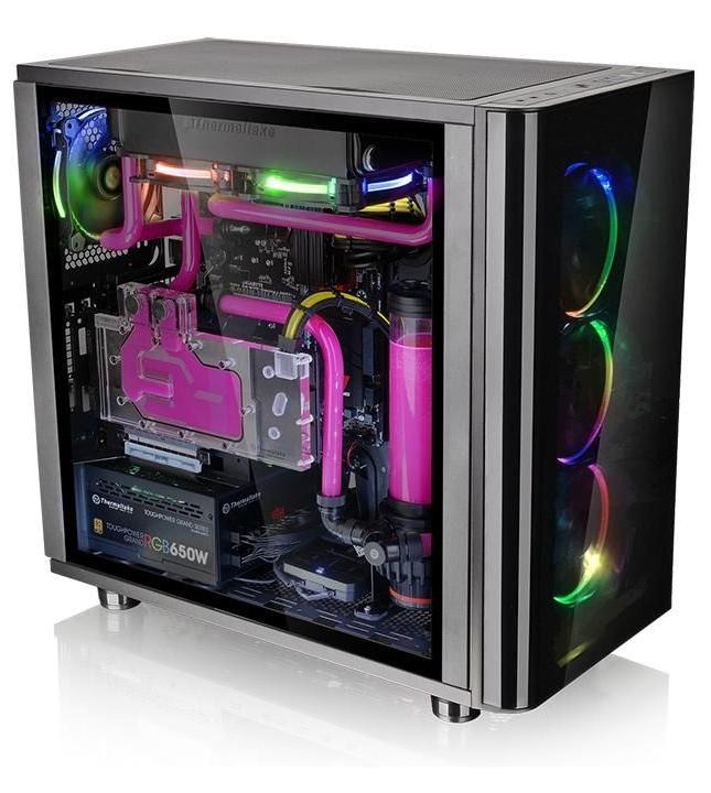 Кейс Thermaltake View 31 TG RGB (CA-1H8-00M1WN-01), Midi Tower  - купить в интернет-магазине Forcecom.kz Кейс Thermaltake View 31 TG RGB (CA-1H8-00M1WN-01), Midi Tower