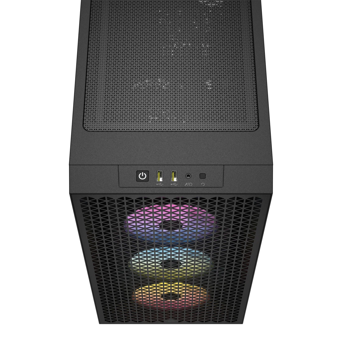 Корпус Corsair 3000D RGB (CC-9011255-WW) [Midi Tower, 3 x 120 мм RGB, черный]