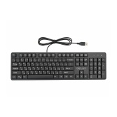 Клавиатура Delux SK800U [мембранная, проводная, черная]