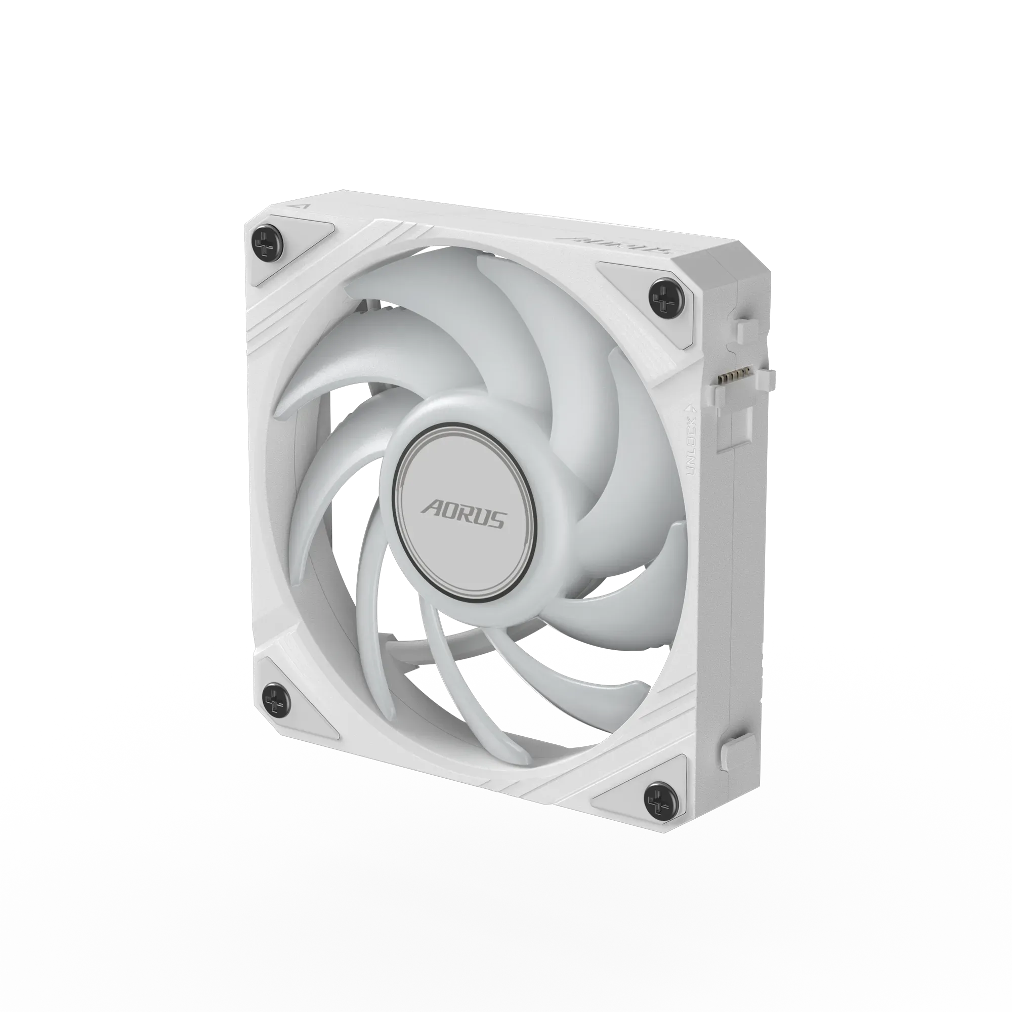Вентилятор для корпуса Gigabyte AORUS EZ CHAIN FAN 120 ICE [120 мм, 2000 об/мин, 60 CFM, 29 dBA, PWM]