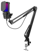 Микрофон  Defender Space GMC 550 Microphone USB, RGB, стойка, 1.80m (64655)