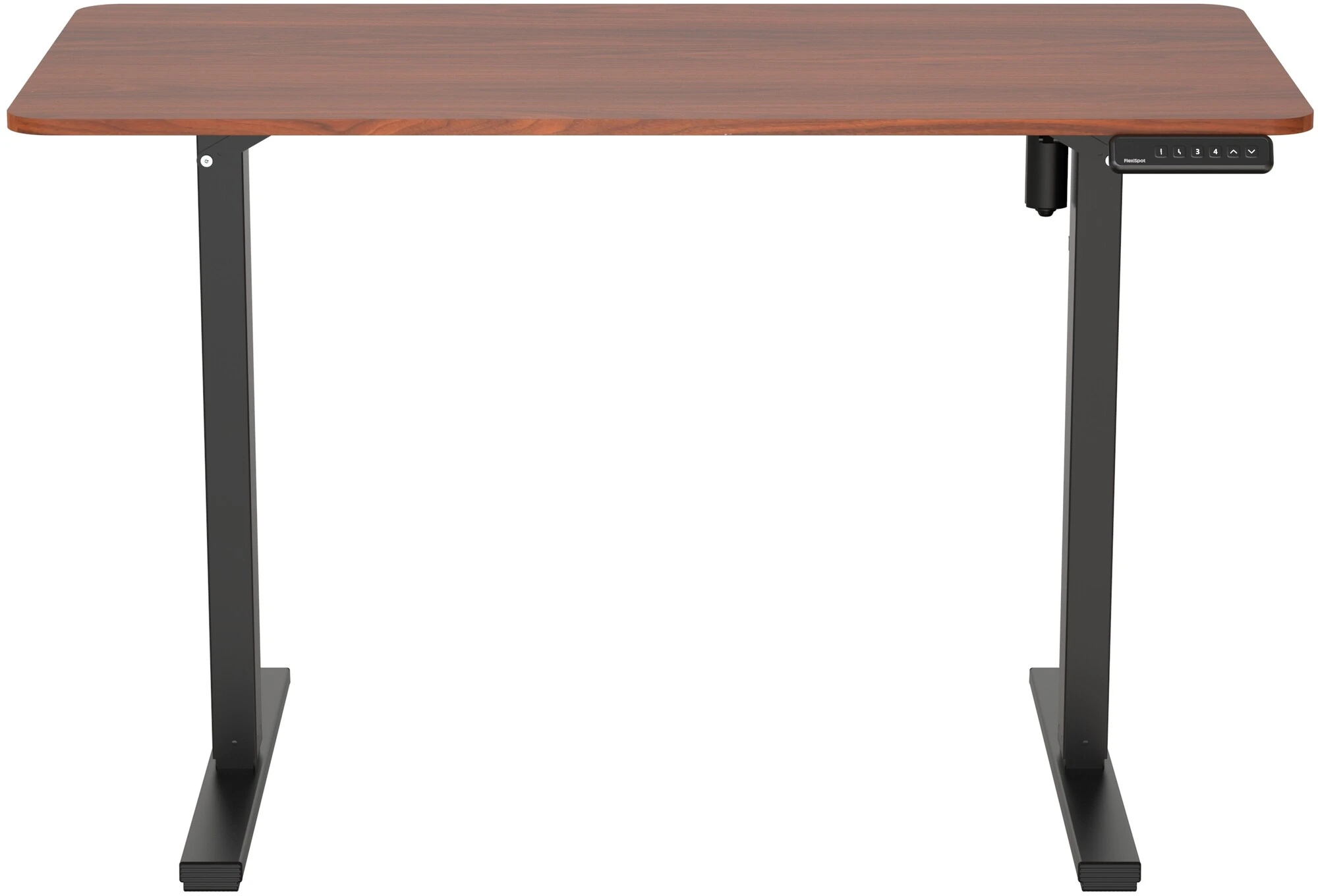 Стол регулируемый FlexiSpot FQ2-BMA-1260, Walnut-Black, Черный / Коричневый